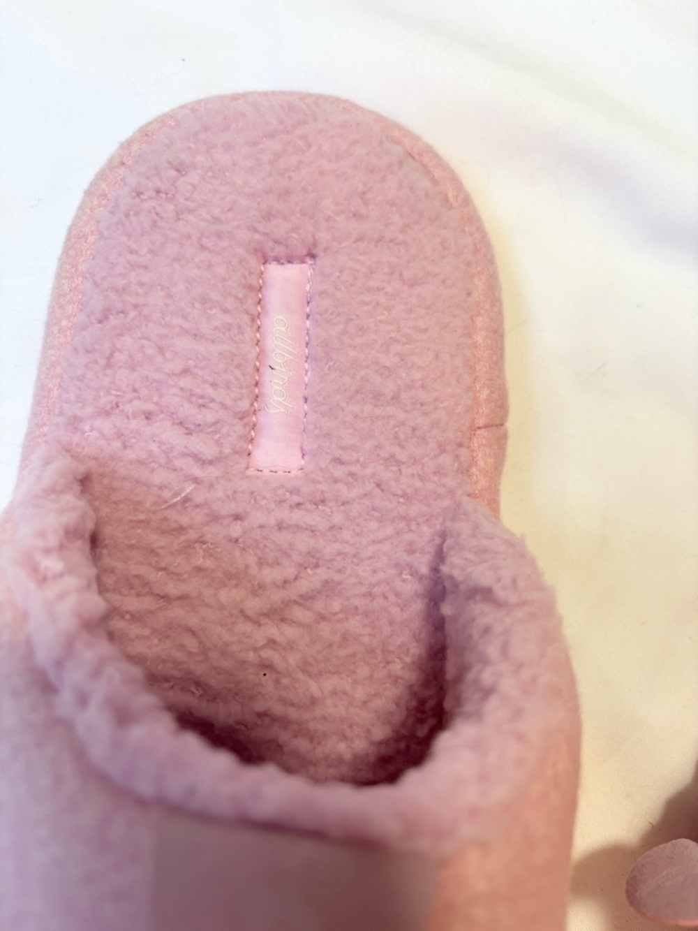 allbirds Pink Sherpa-Lined Slip-On MED - Picture 2 of 4